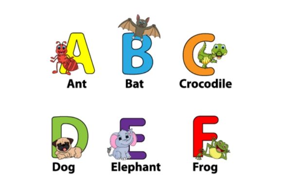 Alphabet with Animal Character: A Creative Font for Playful Branding