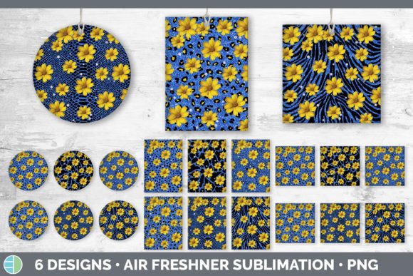 Blue Animal Print Air Freshener | Sublim Design Guide