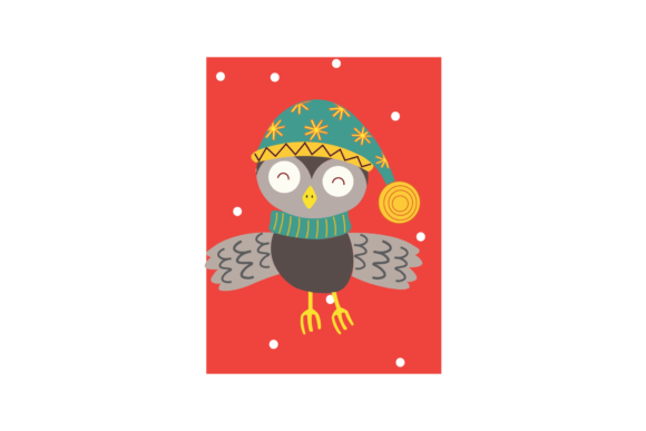 Bringing Holiday Whimsy to Your Designs with the Christmas Owl Vector