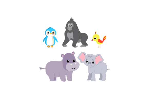 Charming Animal Illustrations Vectors for Creative Projects