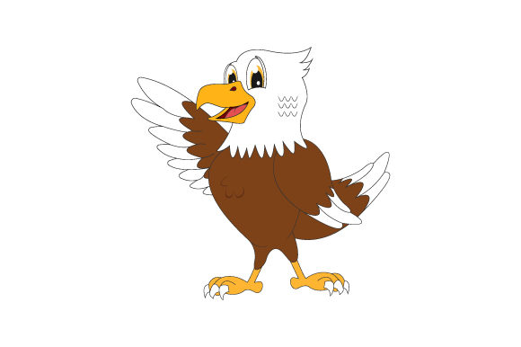 Designing with Character: The Cute Eagle Animal Cartoon Typeface