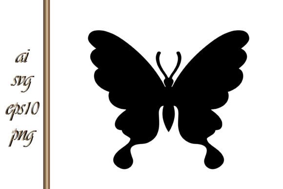 Doodle Butterfly Stencil: A Playful Design Asset
