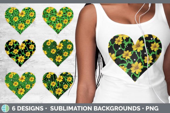 Green Animal Print Hearts Clipart: Design with Wild Style