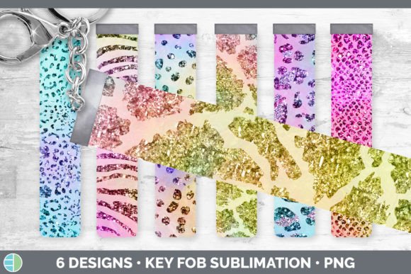 Iridescent Animal Print Key Fob: A Designer's Take on This Trendy Sublimation Pack