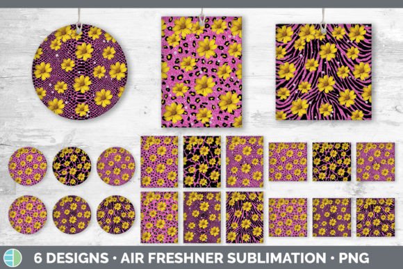 Pink Animal Print Air Freshener | Sublim
