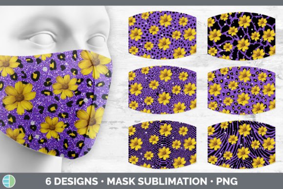 Purple Animal Print Mask | Sublimation B: Bold Graphics for Creators
