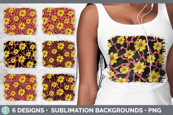 Red Animal Print Distressed Sublimation: Bold Design Asset