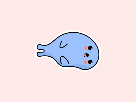 The Charm of Kawaii Blue Animal Icons