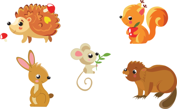 Why the Cute Animal Mammals Illustration Set is a Designer’s Secret Weapon